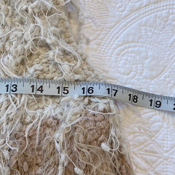 Milano Shaggy Vest, Color Block, Size S/M - Picture 12 of 12